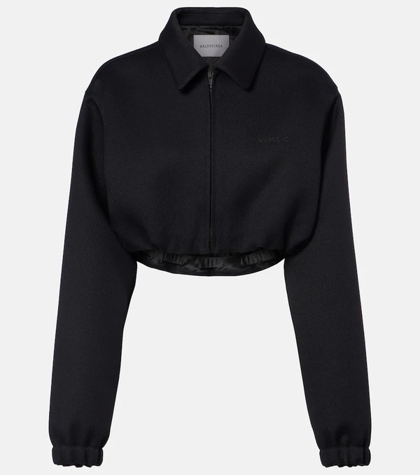  Balenciaga Balenciaga Cropped Blouson Jacket 