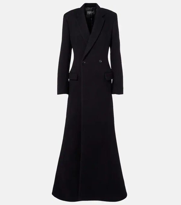  Balenciaga Balenciaga Double-breasted Wool Coat 