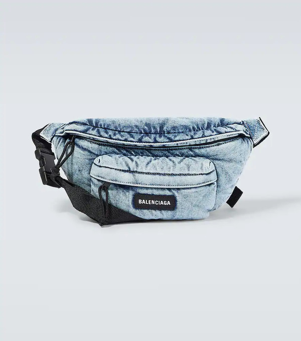  Balenciaga Balenciaga Explorer Denim Belt Bag 