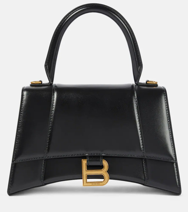  Balenciaga Balenciaga Hourglass Small Leather Crossbody Bag 