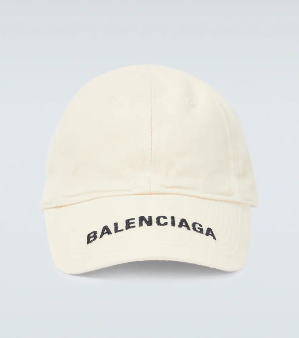  Balenciaga Balenciaga Logo Cotton Baseball Cap 