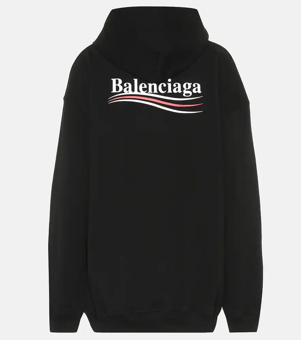  Balenciaga Balenciaga Logo Cotton Hoodie 
