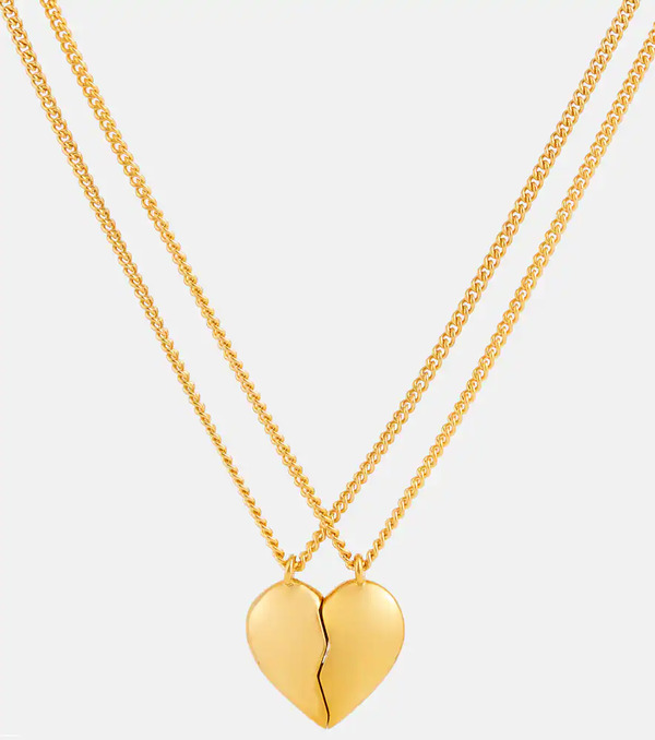  Balenciaga Balenciaga Lovelock Double Embellished Necklace 
