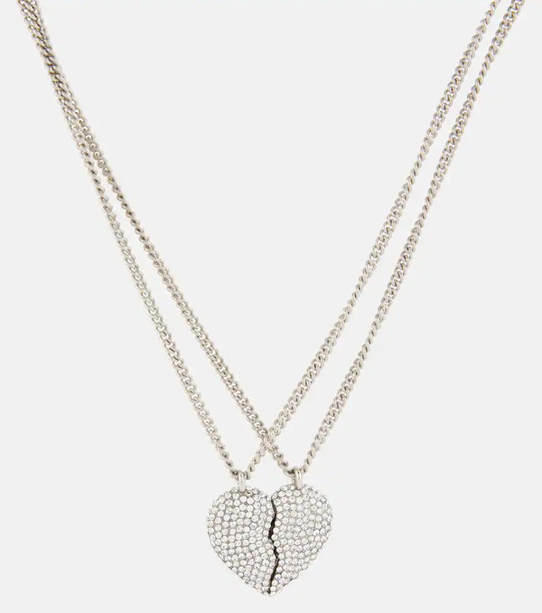  Balenciaga Balenciaga Lovelock Embellished Necklace 