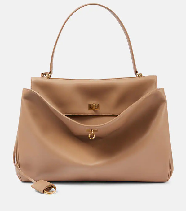  Balenciaga Balenciaga Rodeo Large Leather Tote Bag 