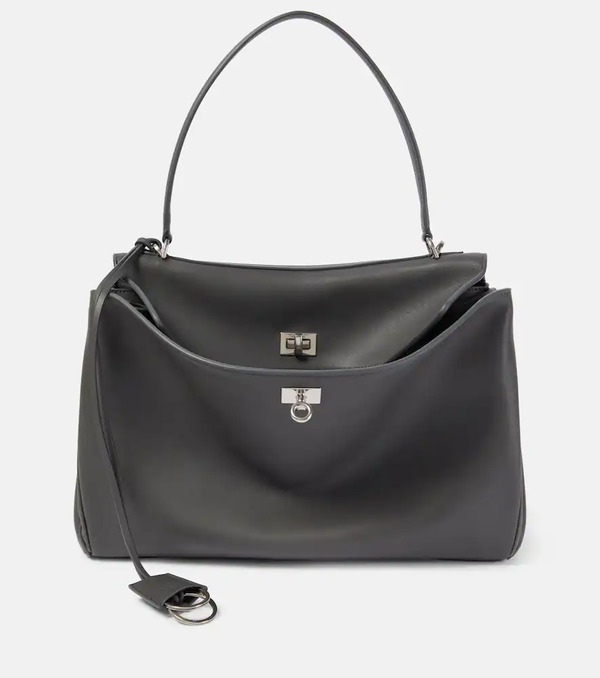  Balenciaga Balenciaga Rodeo Medium Leather Tote Bag 