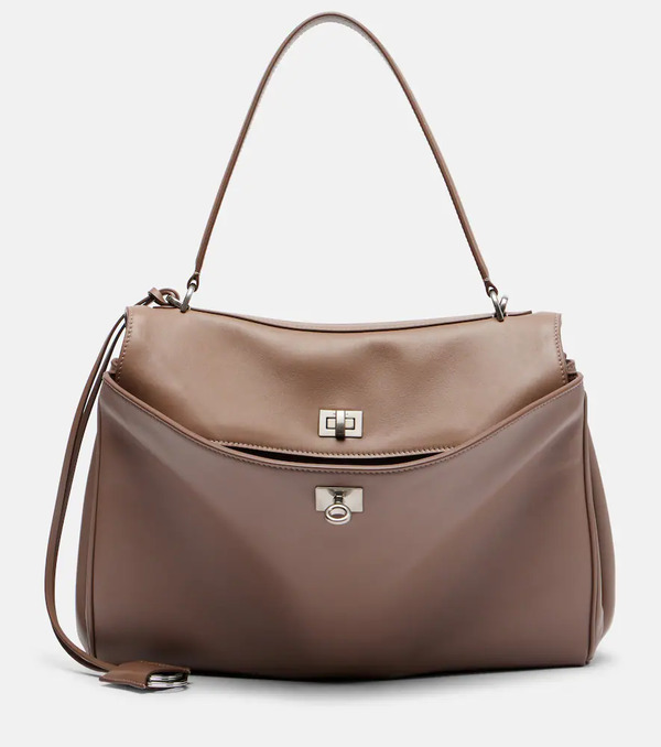  Balenciaga Balenciaga Rodeo Medium Leather Tote Bag 
