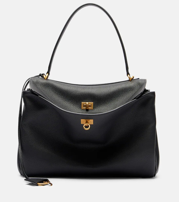 Balenciaga Balenciaga Rodeo Medium Leather Tote Bag 