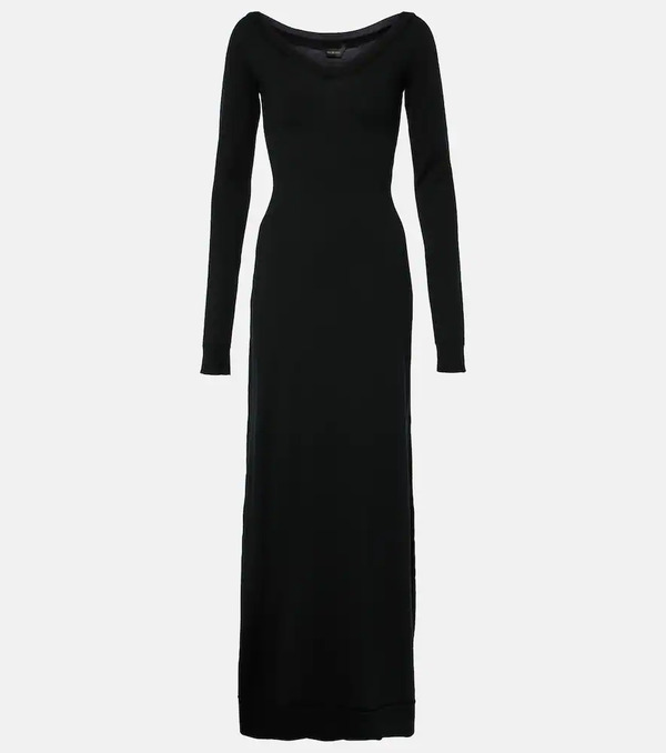  Balenciaga Balenciaga Wool-blend Maxi Dress 
