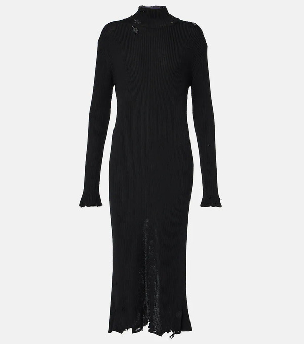  Balenciaga Balenciaga Wool-blend Midi Dress 