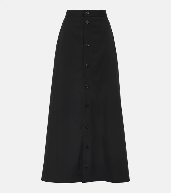 Balenciaga Balenciaga Wool Maxi Skirt 