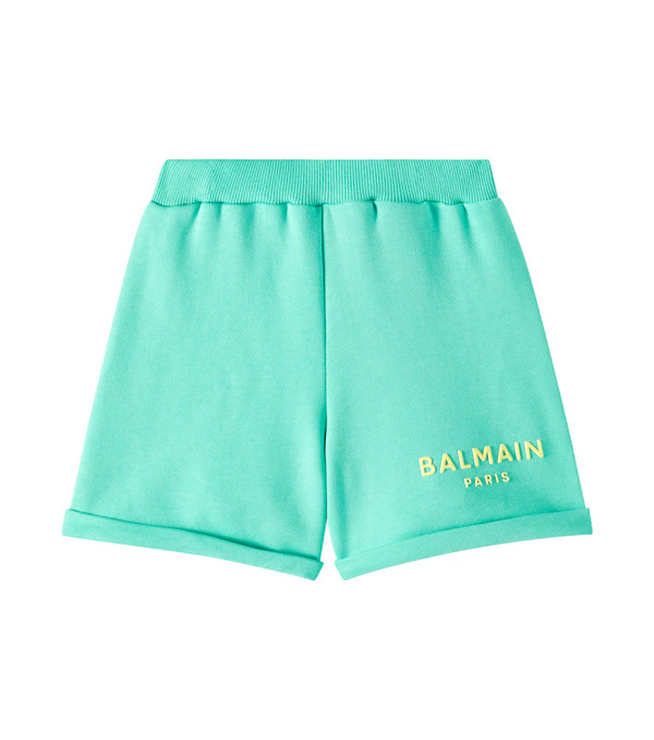  Balmain Kids Balmain Kids Baby Cotton Jersey Sweatshorts 