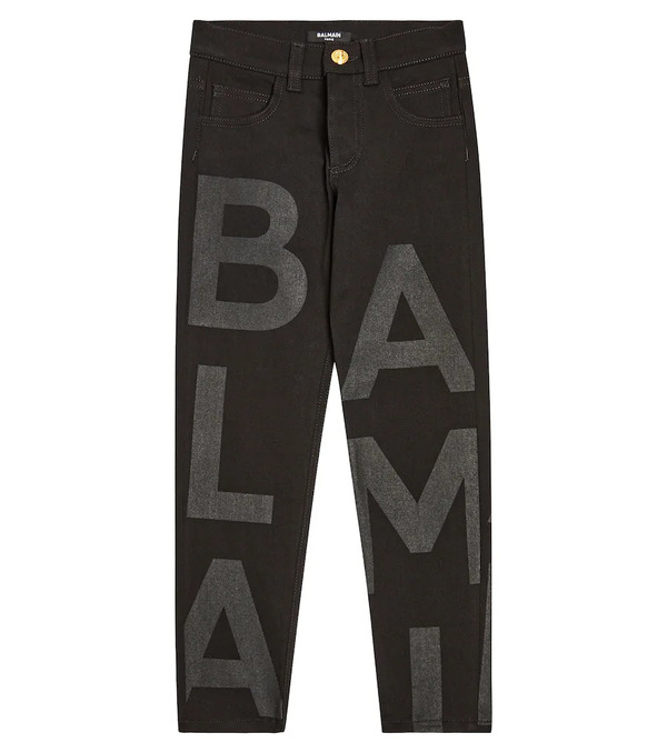  Balmain Kids Balmain Kids Cotton-blend Jeans 