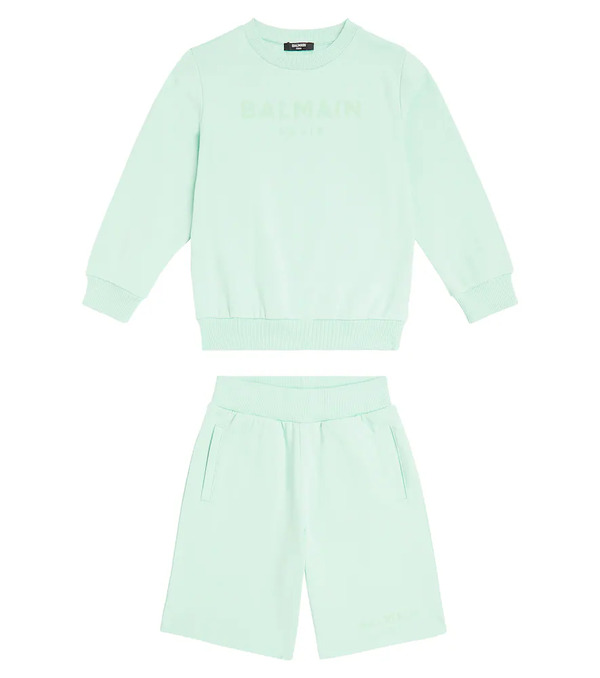  Balmain Kids Balmain Kids Cotton Jersey Tracksuit 