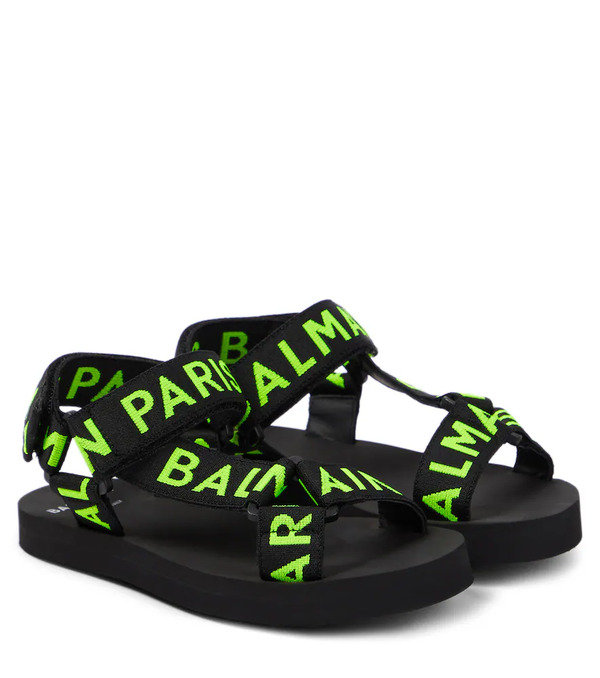  Balmain Kids Balmain Kids Logo Sandals 