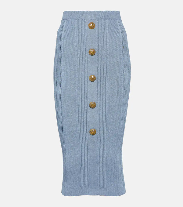  Balmain Balmain Knitted Pencil Skirt 