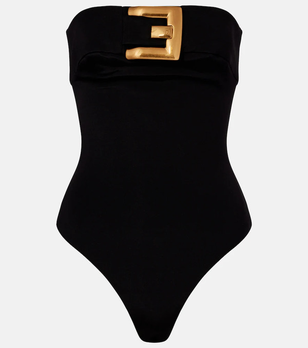  Balmain Balmain Strapless Crãªpe Bodysuit 