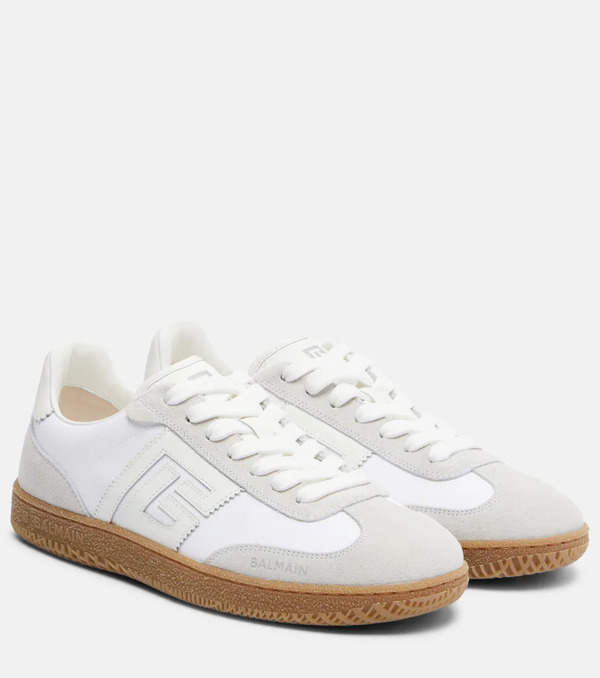  Balmain Balmain Balmain Swan Suede Sneakers 