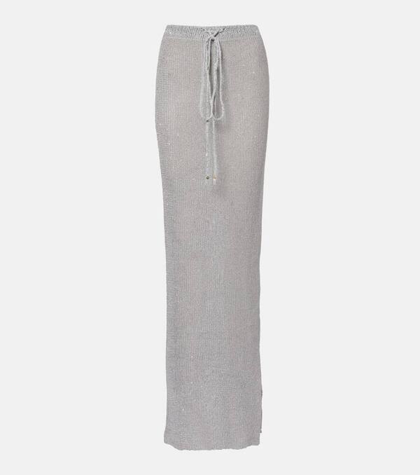  Bananhot Bananhot Alma Sequined Maxi Skirt 