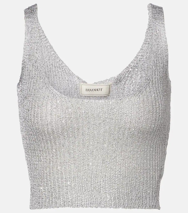  Bananhot Bananhot Aretha Sequined Crop Top 