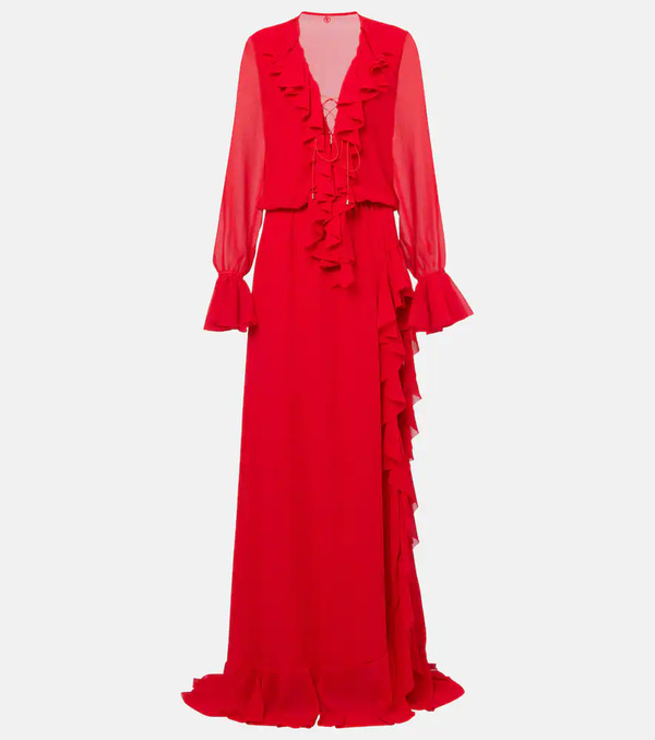  Bananhot Bananhot Bellen Ruffled Maxi Dress 