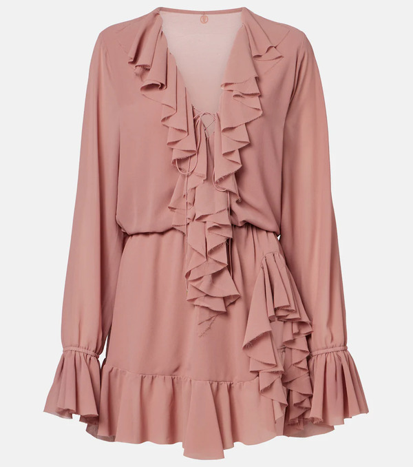  Bananhot Bananhot Bellen Ruffled Minidress 