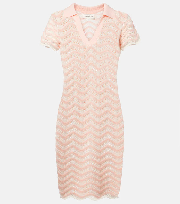  Bananhot Bananhot Coco Striped Cotton-blend Minidress 