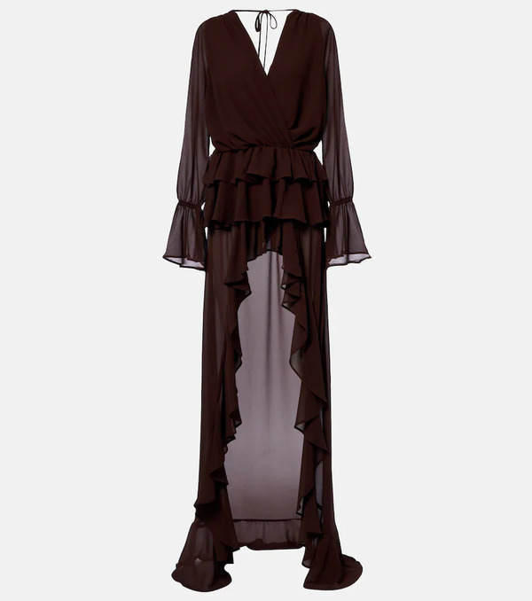  Bananhot Bananhot Giselle Asymmetric Tiered Maxi Dress 