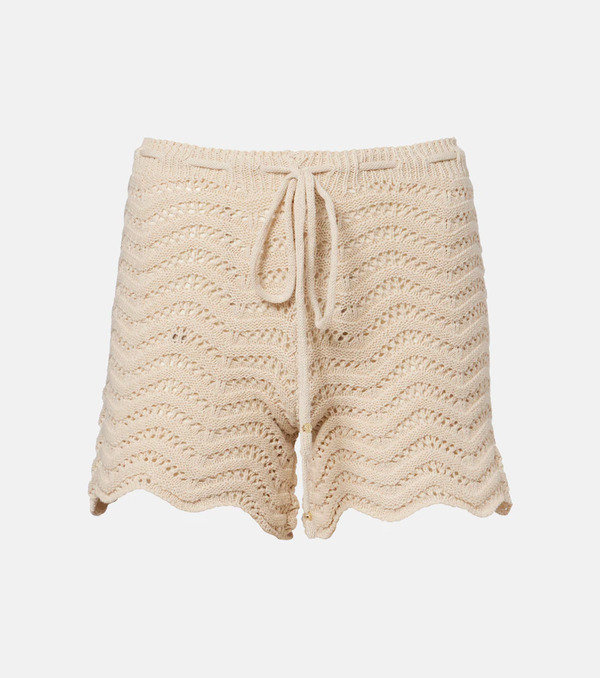  Bananhot Bananhot Kim Crochet Cotton-blend Shorts 