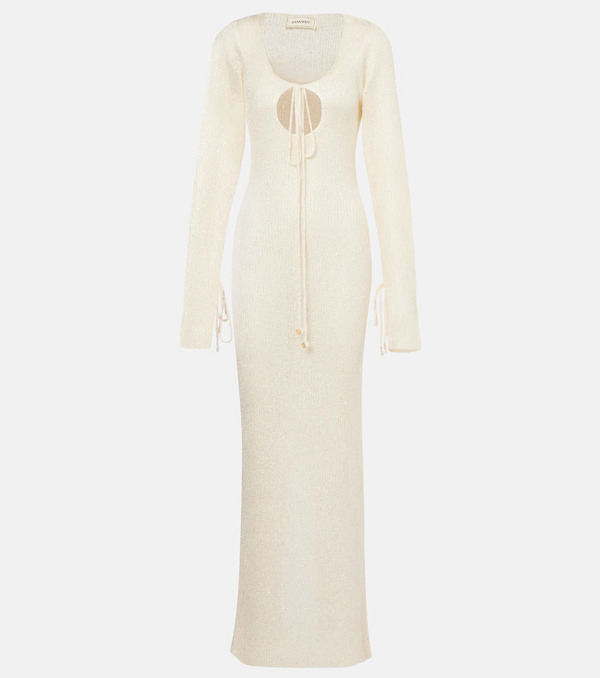  Bananhot Bananhot Kyle Sequined Knitted Maxi Dress 
