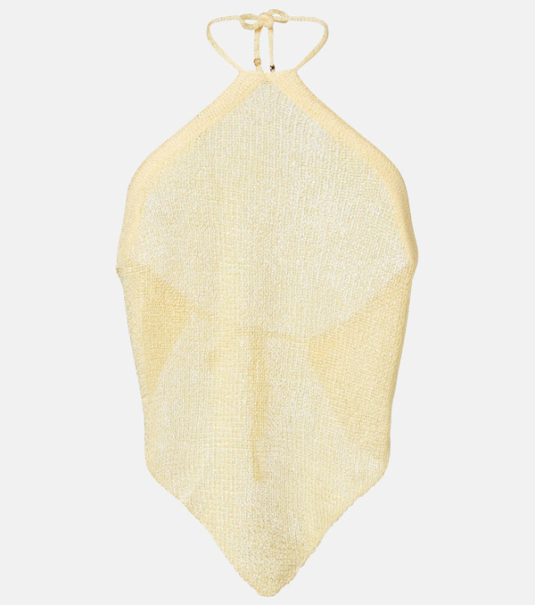  Bananhot Bananhot Liz Sequined Halterneck Top 