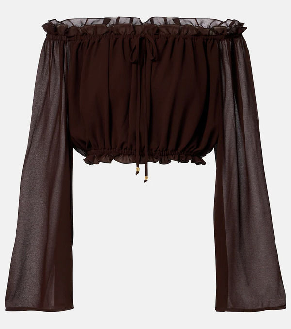  Bananhot Bananhot Ora Off-shoulder Crop Top 