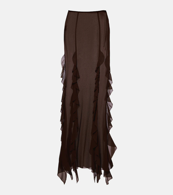  Bananhot Bananhot Ora Ruffled Maxi Skirt 