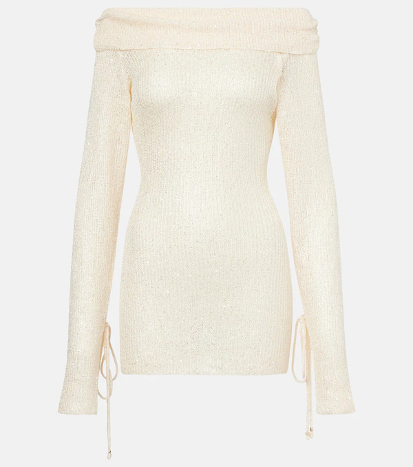  Bananhot Bananhot Rory Sequined Knitted Minidress 