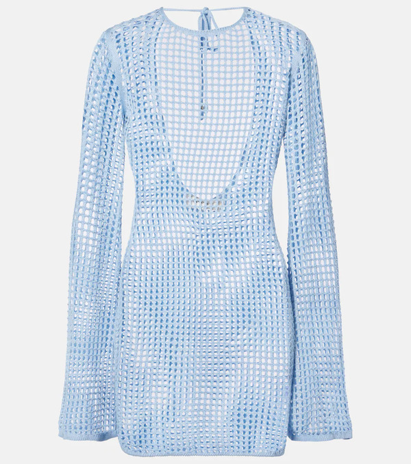  Bananhot Bananhot Serena Open-knit Minidress 