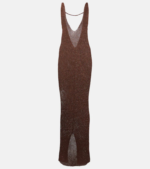  Bananhot Bananhot Sunny Sequined Maxi Dress 