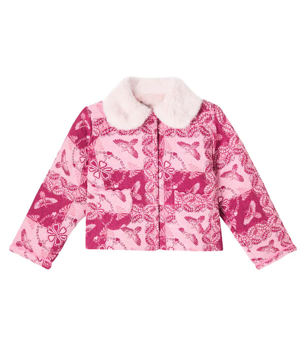  Bebe Organic Bebe Organic Nina Needlepoint Cotton-blend Jacket 