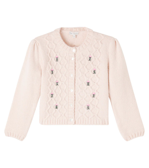  Bebe Organic Bebe Organic Rosine Embroidered Cardigan 