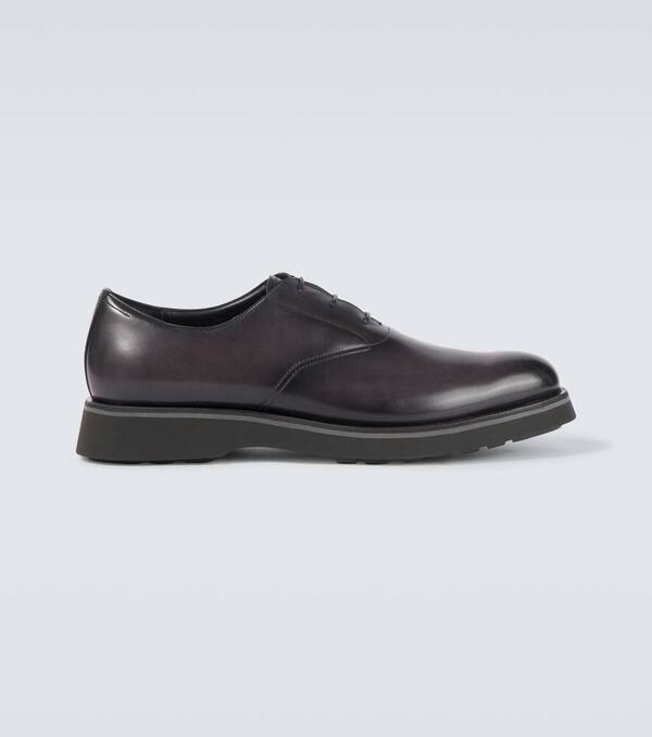  Berluti Berluti Alessio Leather Oxford Shoes 