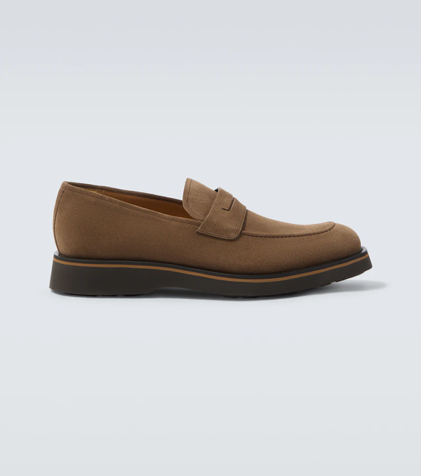  Berluti Berluti Alessio Suede Penny Loafer 