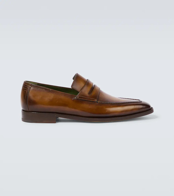  Berluti Berluti Andy Leather Loafers 