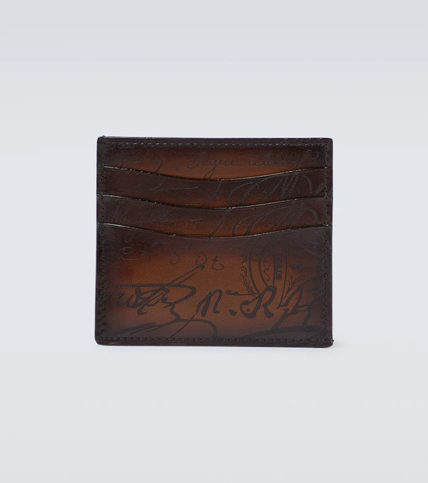  Berluti Berluti Bambou Scritto Cardholder 