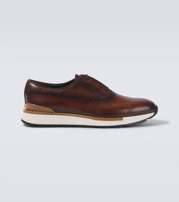  Berluti Berluti Fast Track Leather Sneakers 