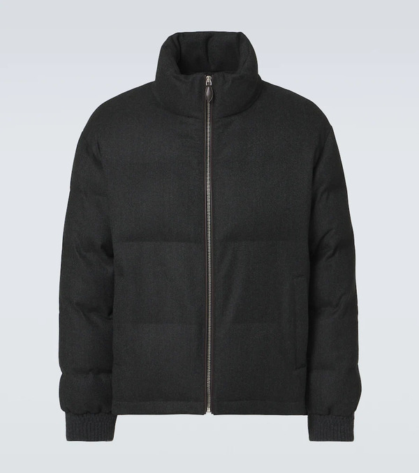  Berluti Berluti Herringbone Wool Puffer Jacket 