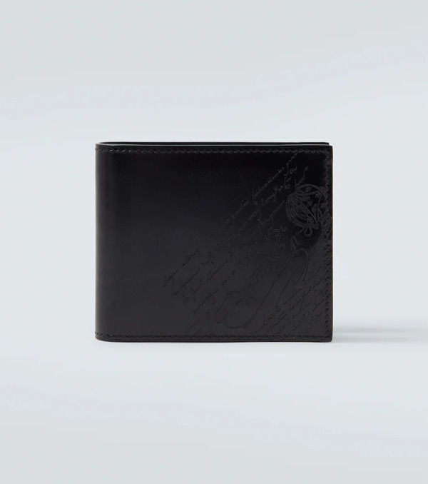  Berluti Berluti Makore Scritto Leather Bifold Wallet 