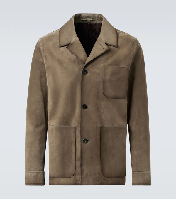  Berluti Berluti Patina Suede Jacket 