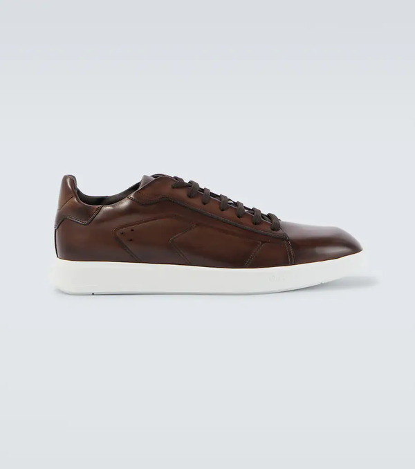  Berluti Berluti Stellar Leather Sneakers 