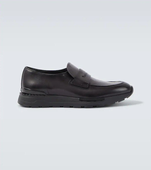  Berluti Berluti Venezia Leather Sneakers 