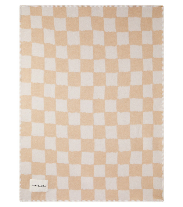  Binibamba Binibamba Baby Checked Wool Blanket 