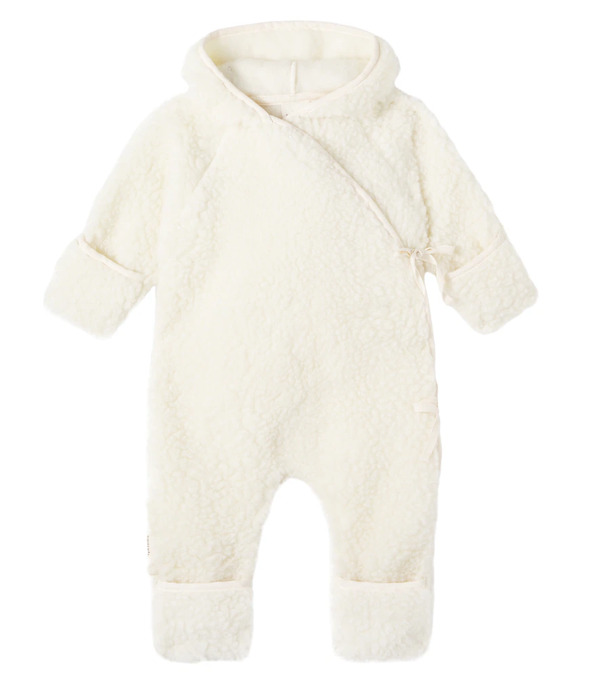 Binibamba Binibamba Baby Hooded Wool Teddy Onesie 